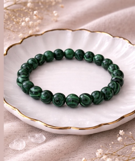 PULSERA DE CUARZO MALAQUITA